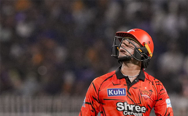 Abhishek Sharma fined 25 per cent of match fee for showing dissent at umpire's decision